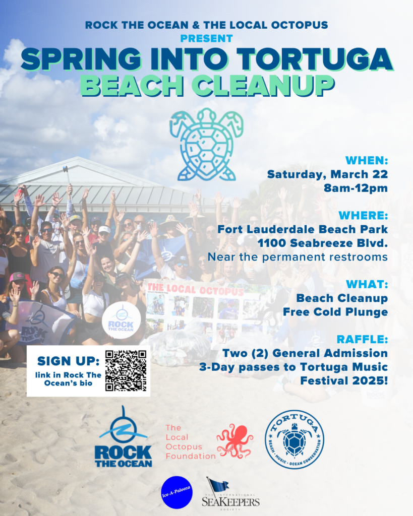 Spring into Tortuga Cleanup Flyer 2025