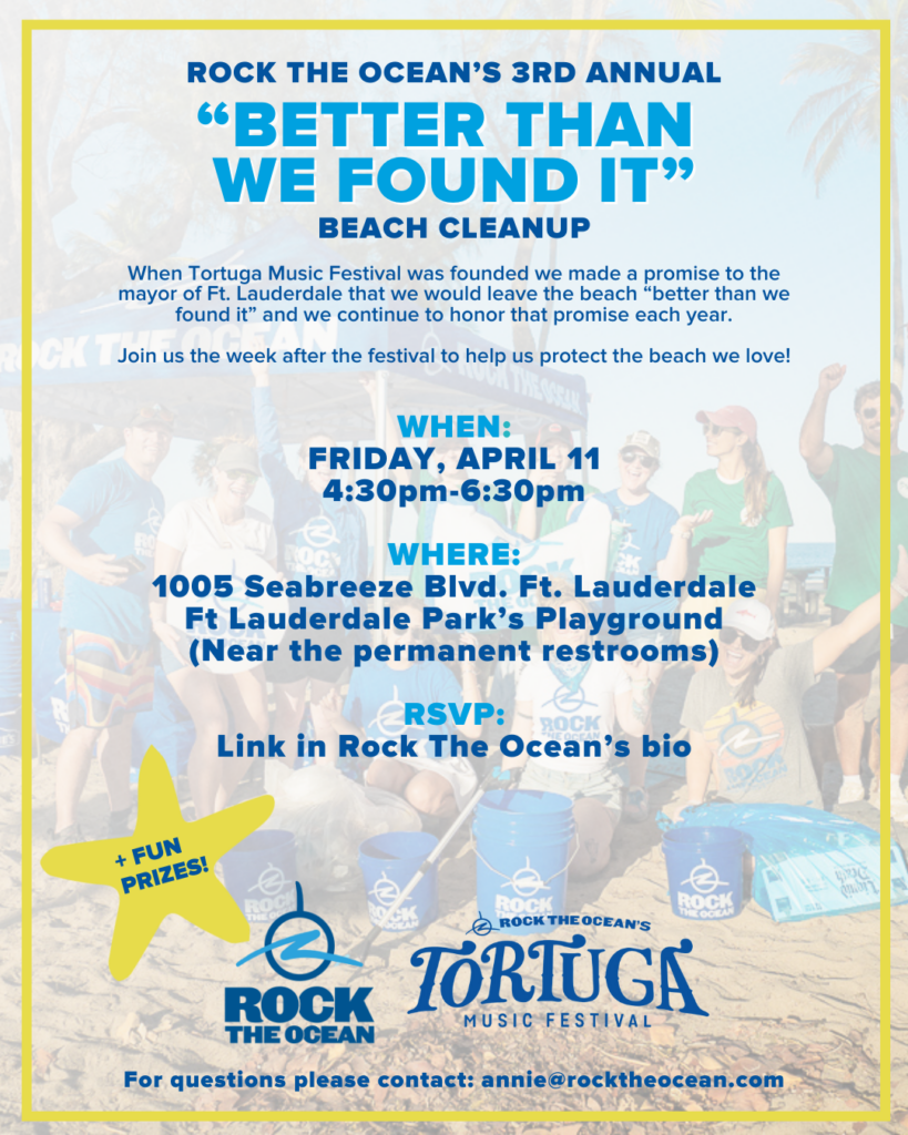 April 11 Beach Cleanup Flyer